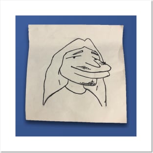 Sticky Note Brock Posters and Art